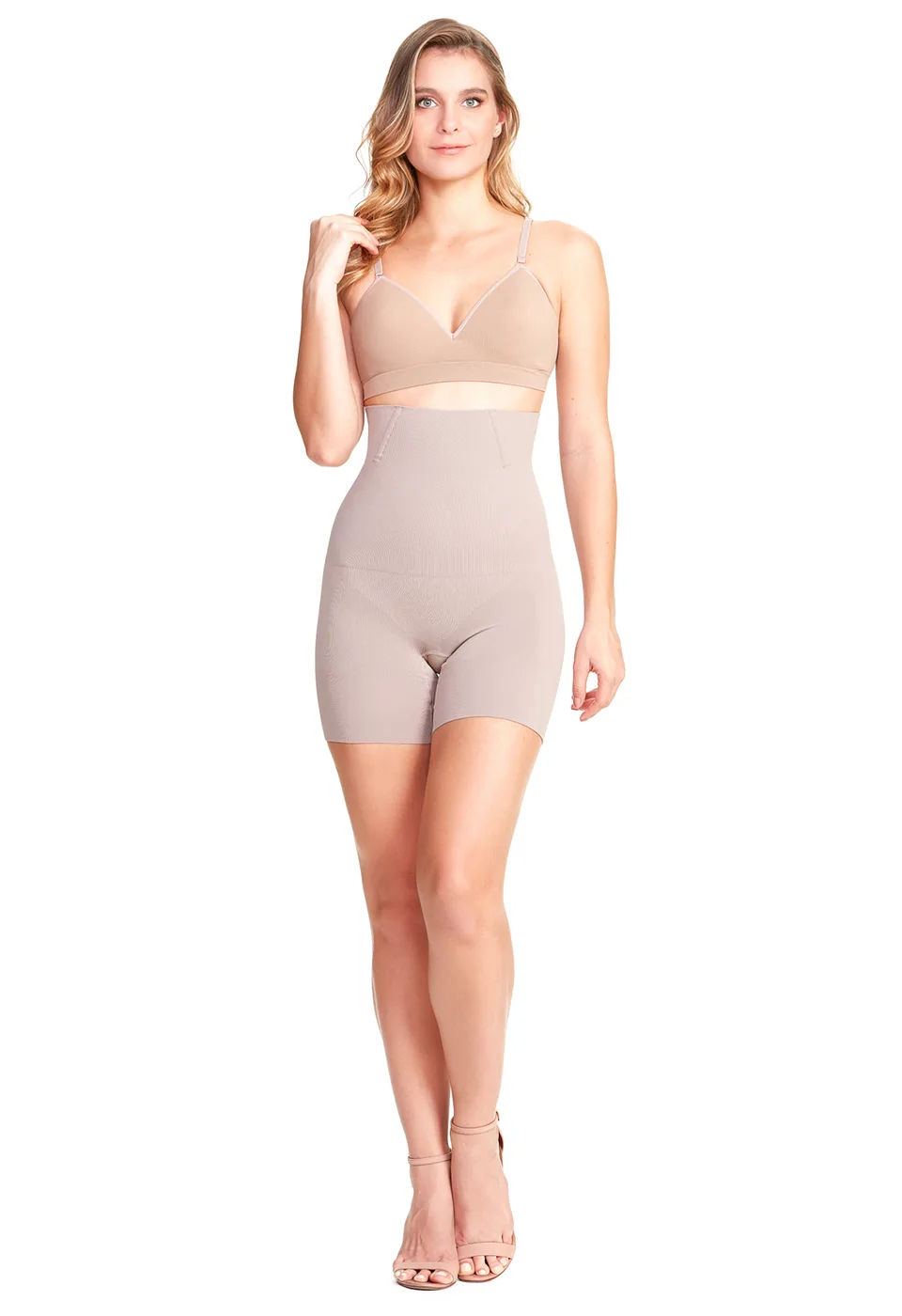 BERMUDA MODELADORA ABDOMINAL COM BARBATANAS